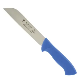 Metallo Professioneel Koksmes - Ergonomisch Handvat - Antislip Grip - 180 mm Lemmet - Blauw