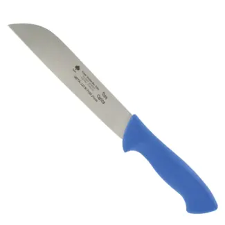 Metallo Professioneel Keukenmes - RVS Lemmet - Antislip Handvat - 210 mm - Blauw