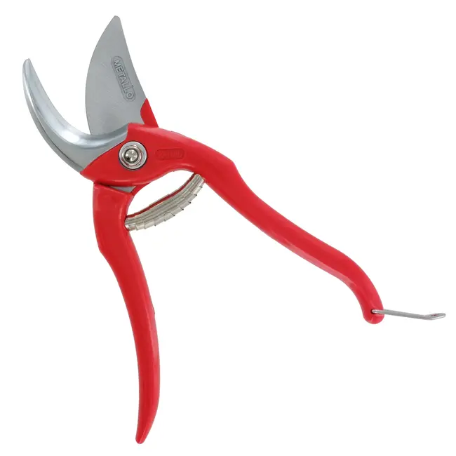 Metallo Gesmede Snoeischaar - Ergonomische Handgrepen - 215 mm - Rood