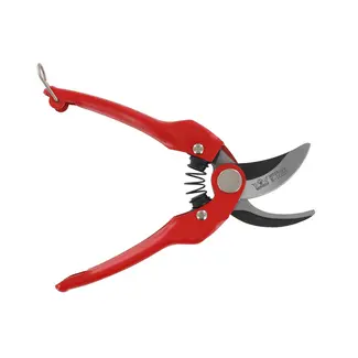 Metallo Snoeischaar - Ergonomische Grip - Hard Verchroomde Snijbladen - 190 mm - Rood