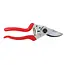 Metallo Ergonomische Snoeischaar - Carbon Gehard Staal - Knipdikte 25 mm - 215 mm - Rood