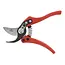 Metallo Snoeischaar - Ergonomisch - Carbon Gehard - 210 mm - Rood