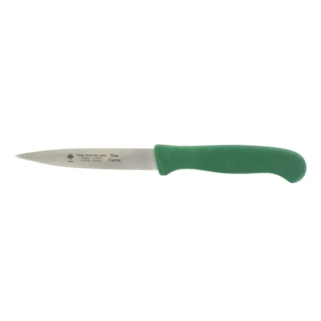 Friedrich Herder Visfileermes – RVS lemmet – Antislip handvat – 110 mm – Groen