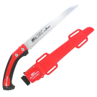 ARS Professionele Snoeizaag - 240 mm - Ergonomische Soft Grip - Incl. Holster en Riembevestiging - Rood/zwart