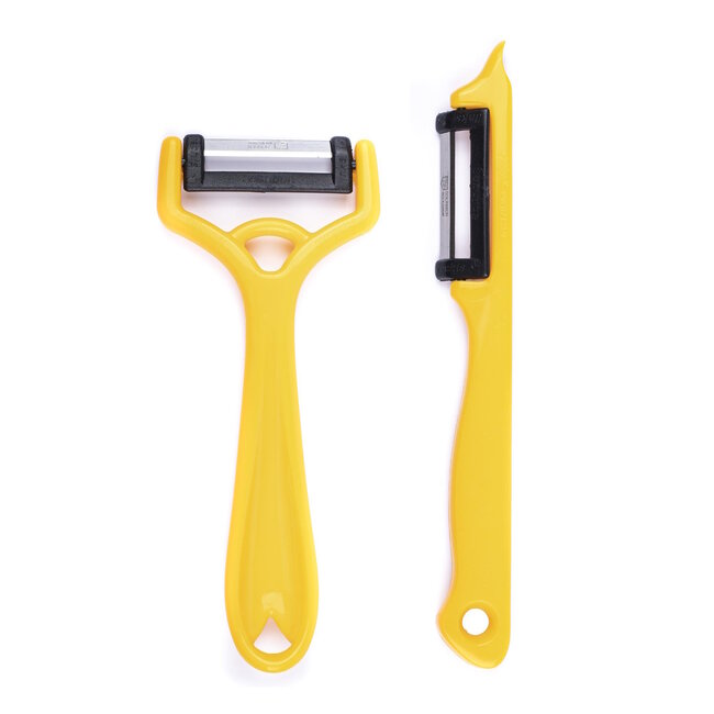 Solingen Dunschiller Set – Dunschillers – Aardappelschiller – Dunschiller Aardappel – I-model – Y-model – Geel