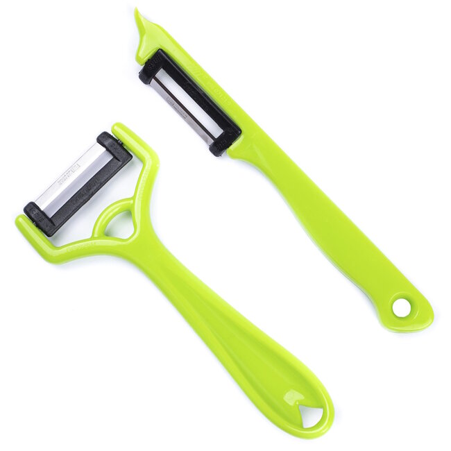 Solingen Dunschiller Set – Dunschillers – Aardappelschiller – Dunschiller Aardappel – I-model – Y-model – Groen