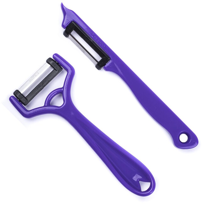 Solingen Dunschiller Set – Dunschillers – Aardappelschiller – Dunschiller Aardappel – I-model – Y-model – Paars