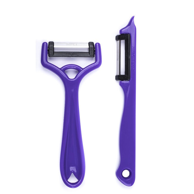 Solingen Dunschiller Set – Dunschillers – Aardappelschiller – Dunschiller Aardappel – I-model – Y-model – Paars