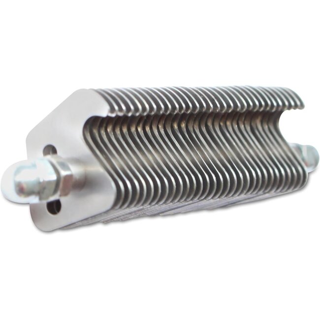 Mars Coat-King Vervangende messenset – Dubbelbreed – Extra fijne vertanding – Roestvrij staal – 1,5 mm