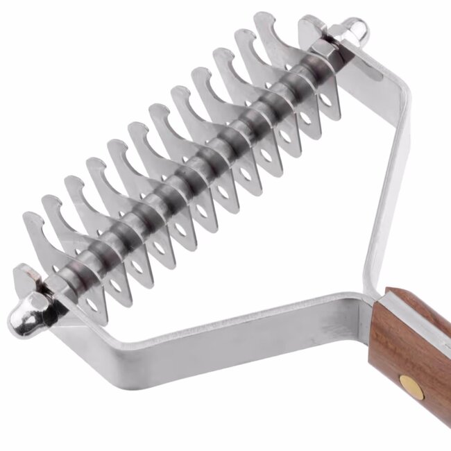 Mars Coat-King Professionele trimmer – Lange vachten – 12 messen – 5 mm afstand – Houten handvat