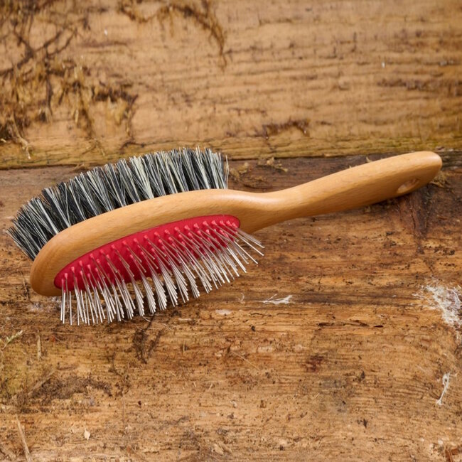 Mars Coat-King Paardenborstel – Beukenhout – AIRLASTIC Kussen – Stalen Pinnen – 230x68 mm