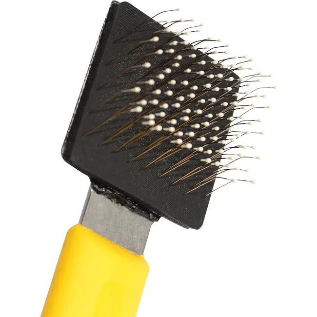 Mars Coat-King Flexibele vachtborstel – ontwart klitten en flufft vacht – 4x4 cm werkoppervlak