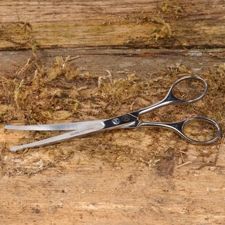Mars Coat-King Gebogen veiligheidsschaar – roestvrij staal – 17 cm – huisdierverzorging