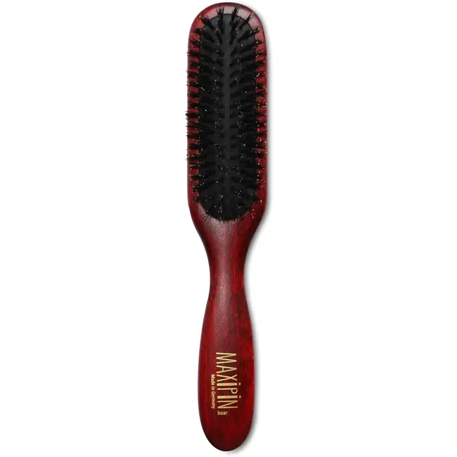 Mars Coat-King Hondenborstel – Varkenshaar – Beukenhout – Ergonomisch – 216x33 mm – Lichtgewicht