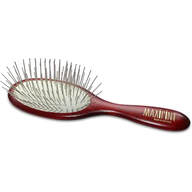 Mars Coat-King Hondenborstel – Beukenhouten Handvat – Roestvrijstalen Pinnen – Compact Formaat – Ergonomisch Design