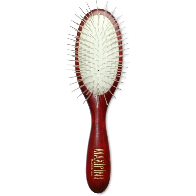 Mars Coat-King Hondenborstel – Beukenhouten Handvat – Roestvrijstalen Pinnen – Compact Formaat – Ergonomisch Design