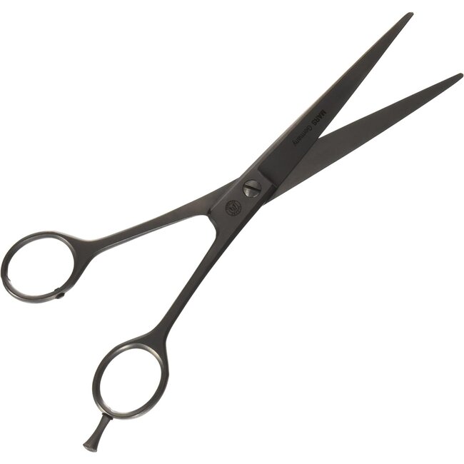 Mars Coat-King Gebogen trimschaar – roestvrij staal – microvertanding – 19 cm – nikkelafwerking