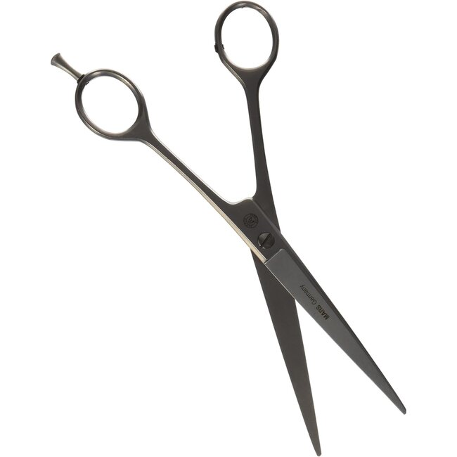Mars Coat-King Gebogen trimschaar – roestvrij staal – microvertanding – 19 cm – nikkelafwerking