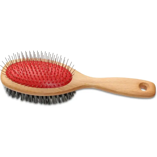 Mars Coat-King Paardenborstel – Beukenhout – AIRLASTIC Kussen – Stalen Pinnen – 230x68 mm