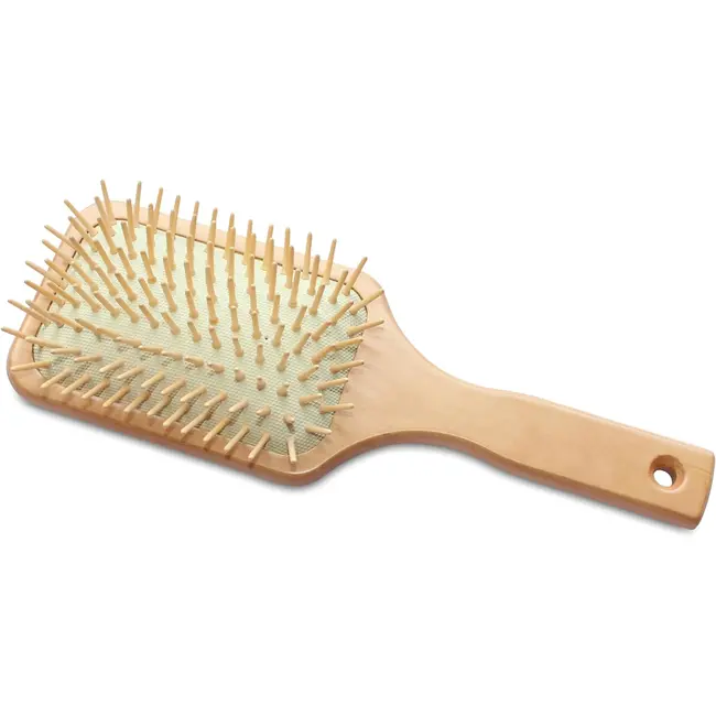 Mars Coat-King Paardenborstel – Paddle Style – Berkenhout – 9 Rijen Pinnen – 255x82 mm