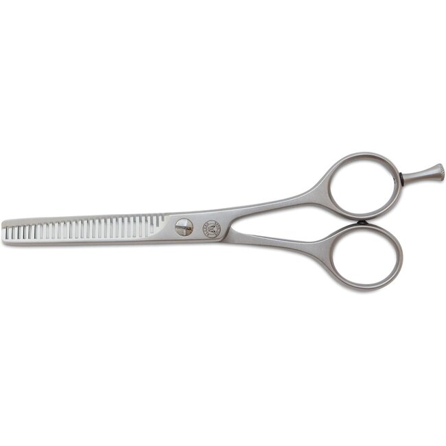 Mars Coat-King Dubbelzijdige effileerschaar – 28 tanden – roestvrij staal – 14 cm – ergonomisch ontwerp