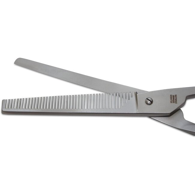 Mars Coat-King Effileerschaar – Enkelzijdig – Roestvrij Staal – 17 cm – Lichtgewicht