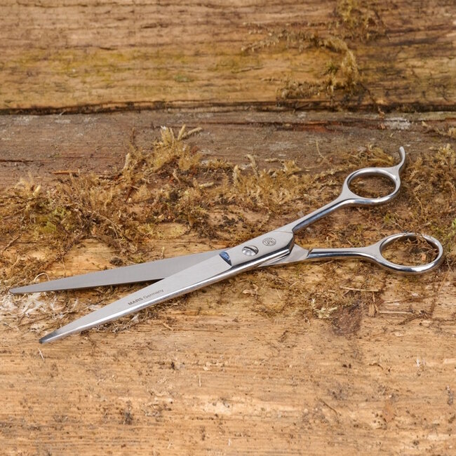 Mars Coat-King Rechte trimscharen – gepolijste snijkanten – 22 cm – voor honden en katten