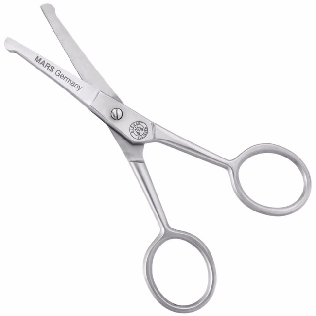 Mars Coat-King Veiligheidsschaar – Micro-vertanding – Afgeronde punten – 11,5 cm – Roestvrij staal