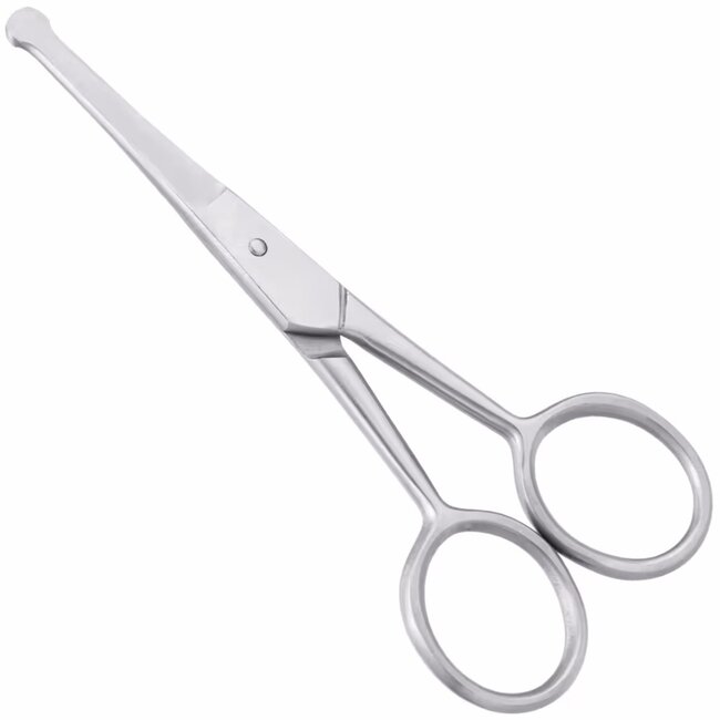 Mars Coat-King Veiligheidsschaar – Micro-vertanding – Afgeronde punten – 11,5 cm – Roestvrij staal