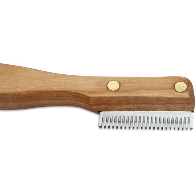 Mars Coat-King Trimmes met kersenhouten handvat – roestvrij staal – ergonomisch design – 15,2 cm – professioneel gebruik