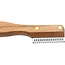 Mars Coat-King Trimmes grof – Innovatief design – Kersenhouten handvat – Roestvrij staal – 18 cm – Voor honden en katten