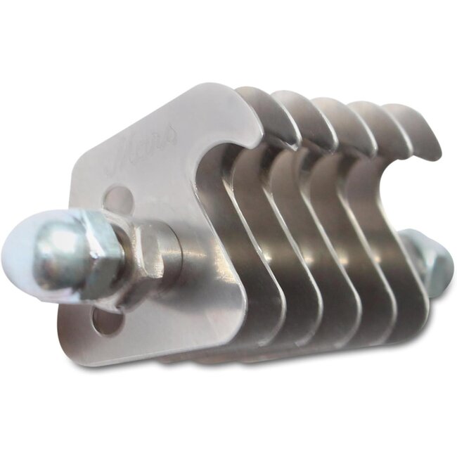 Mars Coat-King Vervangende Bladenset – 6 Haken – 5 mm Afstand – Roestvrij Staal – Voor Ruwharige Honden