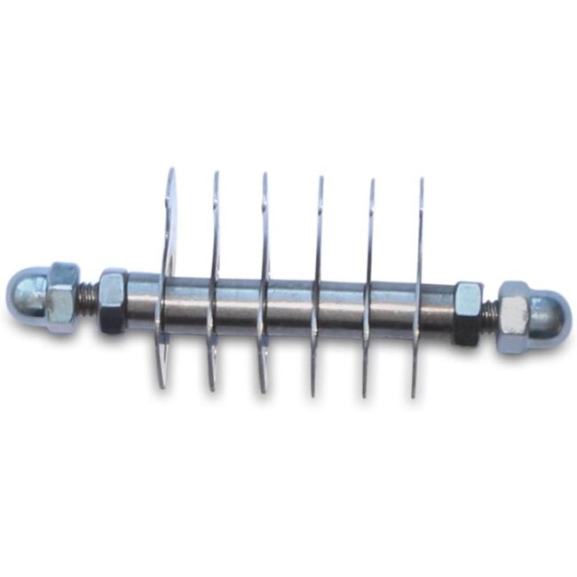 Mars Coat-King Vervangende Bladenset – 6 Haken – 5 mm Afstand – Roestvrij Staal – Voor Ruwharige Honden