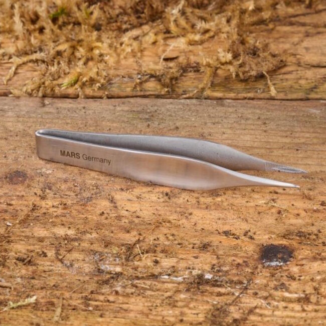 Mars Coat-King Gepolijste dierenpincet – roestvrij staal – 11,5 cm – compact en duurzaam