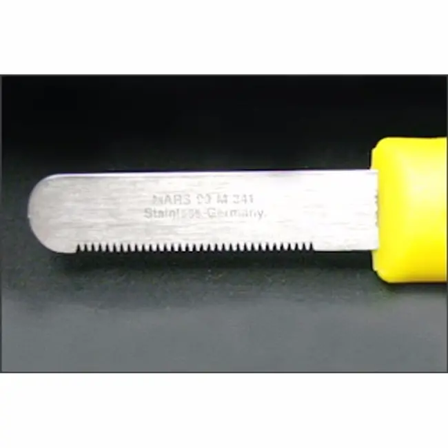 Mars Coat-King Klassieke trimmer – detailwerk – roestvrij staal – gele handgreep