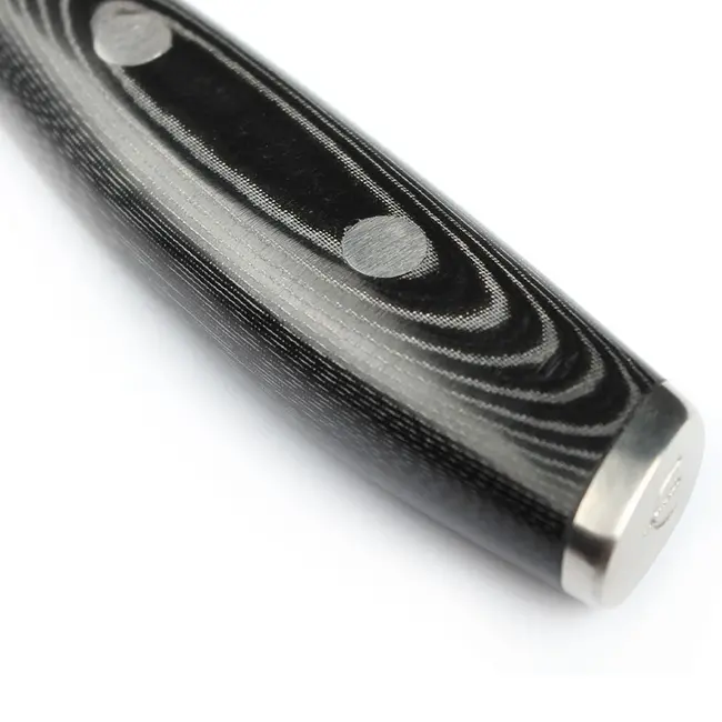 Yaxell Tsuchimon Sujihiki 23 cm – VG10 Staal – Gehamerd Lemmet – Micarta Heft