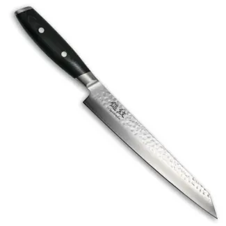 Yaxell Tsuchimon Sujihiki 23 cm – VG10 Staal – Gehamerd Lemmet – Micarta Heft