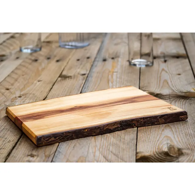 Robert Herder Windmühlenmesser Vrijvorm Snijplank – Appelhout – 27x20 cm – Uniek en Natuurlijk