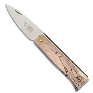 Robert Herder Lierenaar – Zakmes – Carbonstaal – Lemmet 9 cm – Heft IJsbeukenhout