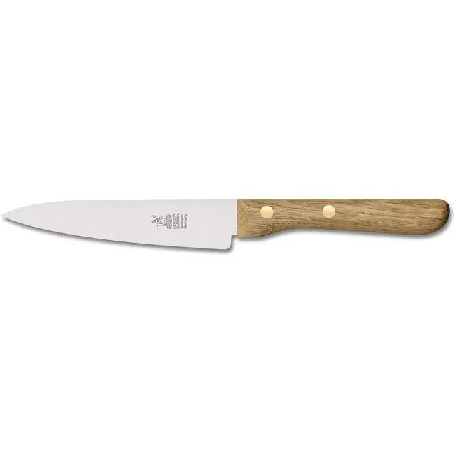 Robert Herder Universeelmes – Petty Omnivore – Carbonstaal – Middenspits – Lemmet 13 cm – Heft Eikenhout