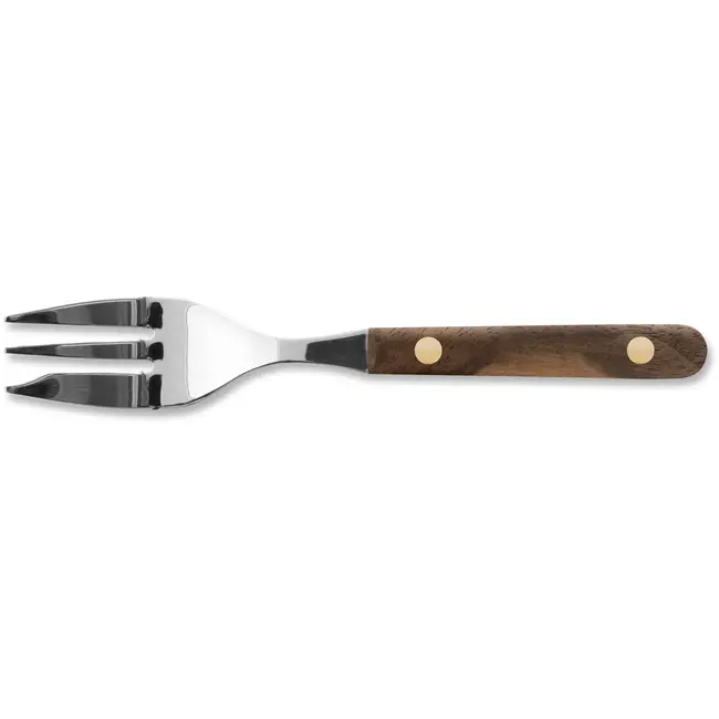 Robert Herder Gebaksvork – Buckels – RVS – Fehrekampf – Heft Walnotenhout
