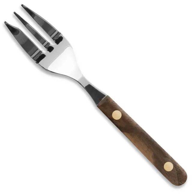Robert Herder Gebaksvork – Buckels – RVS – Fehrekampf – Heft Walnotenhout