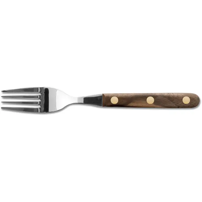 Robert Herder Tafelvork – Buckels – RVS – Fehrekampf – Heft Walnotenhout