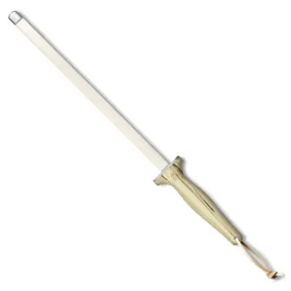 Robert Herder Aanzetstaal Keramisch – Korrel 600 – Lengte 31 cm – Corundin – Heft IJsbeukenhout