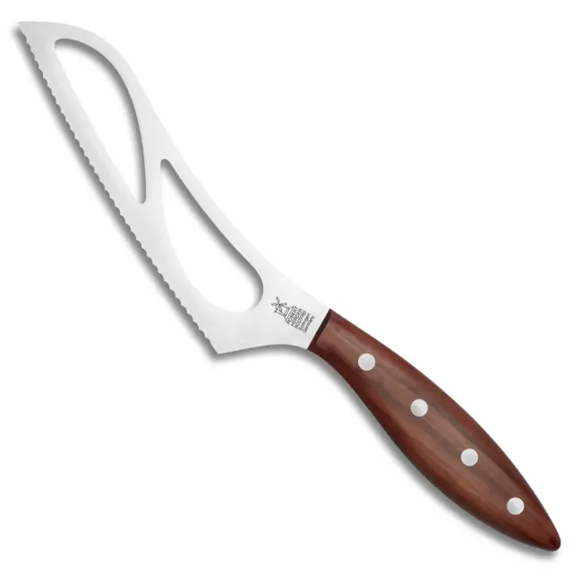 Robert Herder Kaasmes – Fromago Cio – RVS – Concave Golf – Lemmet 16 cm – Heft Pruimenhout