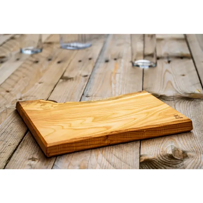 Robert Herder Windmühlenmesser Vrijvorm Snijplank – Abrikooshout – 27x20 cm – Uniek en Natuurlijk