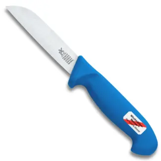 Robert Herder Zwoller Groentemes – Carbonstaal – Lemmet 118 mm – Ergonomisch PP Heft – Blauw