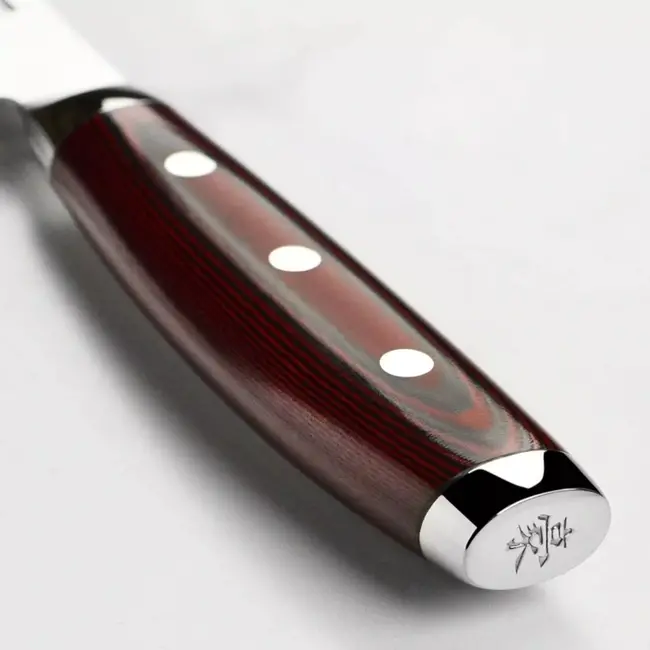 Yaxell Super Gou Steakmes – 12 cm – 161 Lagen Damaststaal – SG2 Staal – 63 HRC – Canvas-Micarta Heft
