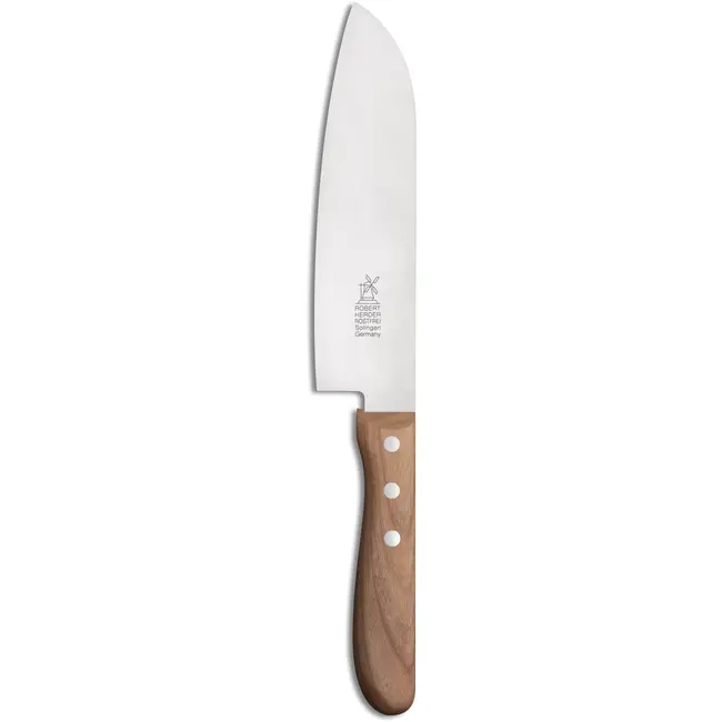 Robert Herder Santoku Koksmes – RVS – Lemmet 16,5 cm – Heft Kersenhout
