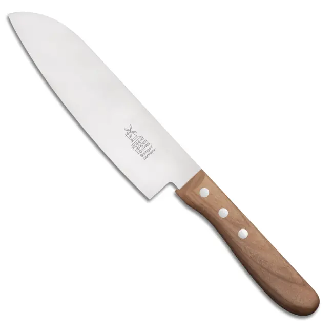 Robert Herder Santoku Koksmes – RVS – Lemmet 16,5 cm – Heft Kersenhout
